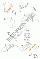 PLÁSTICOS para KTM 300 EXC 2002