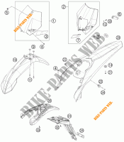 PLÁSTICOS para KTM 125 EXC SIX-DAYS 2012