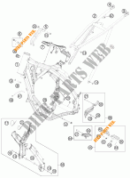 QUADRO para KTM 125 EXC SIX-DAYS 2012
