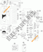 AMORTECEDOR (PEÇAS) para KTM 125 EXC 2015