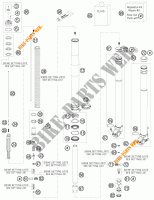 FORQUETA (PEÇAS) para KTM 125 EXC 2015