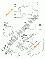 TAMPA EMBRAIAGEM para KTM 125 EXC 2001
