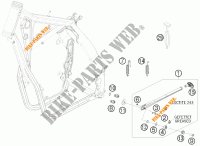 DESCANSO LATERAL / CENTRAL para KTM 450 EXC SIX DAYS 2010