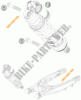 AMORTECEDOR para KTM 450 EXC CHAMPION EDITION 2010