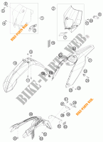 PLÁSTICOS para KTM 450 EXC 2010