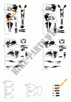 ADESIVOS para KTM 400 EXC WP 1994