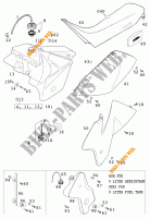 DEPÓSITO / BANCO para KTM 400 EXC RACING 2000