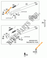 DESCANSO LATERAL / CENTRAL para KTM 400 EXC RACING 2000