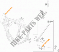DESCANSO LATERAL / CENTRAL para KTM 350 EXC-F 2018