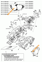 CARTERS para KTM 250 EXC MARZOCCHI/OHLINS 1997