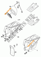 FILTRO AR para KTM 250 EXC MARZOCCHI/OHLINS 1997