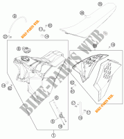 DEPÓSITO / BANCO para KTM 250 EXC 2011