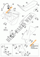 DEPÓSITO / BANCO para KTM 250 EXC 2002