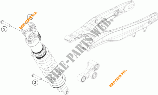 AMORTECEDOR para KTM 250 SX-F FACTORY EDITION 2017