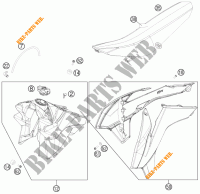 DEPÓSITO / BANCO para KTM 250 SX-F 2014