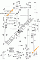 FORQUETA (PEÇAS) para KTM 250 SX-F 2014