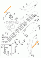 DEPÓSITO / BANCO para KTM 125 SXS 2003