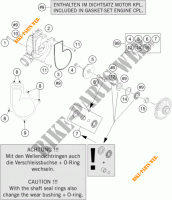 BOMBA DE ÁGUA para KTM 1290 SUPER DUKE R SPECIAL EDITION ABS 2016