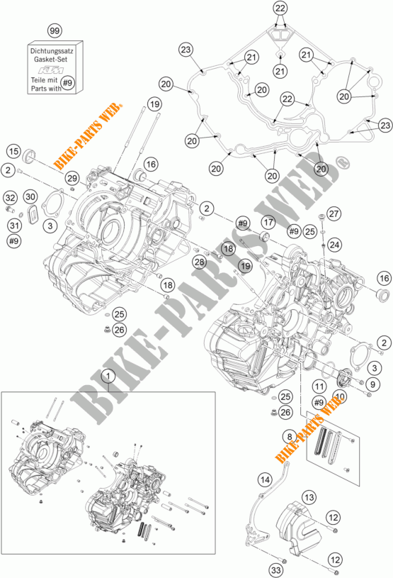CARTERS para KTM 1290 SUPER DUKE R SPECIAL EDITION ABS 2016