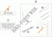 FERRAMENTAS / MANUAL / OPÇÕES para KTM 125 SX 2016