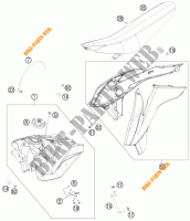 DEPÓSITO / BANCO para KTM 125 SX 2014