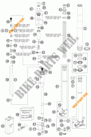 FORQUETA (PEÇAS) para KTM 125 SX 2014