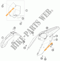 PLÁSTICOS para KTM 125 SX 2010