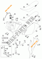 DEPÓSITO / BANCO para KTM 125 SX 2003