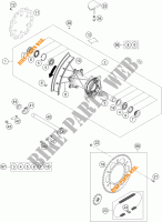 RODA TRASEIRA para KTM 450 SX-F FACTORY EDITION 2018