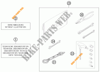 FERRAMENTAS / MANUAL / OPÇÕES para KTM 450 SX-F 2012