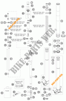 FORQUETA (PEÇAS) para KTM 450 SX-F 2010