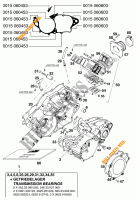 CARTERS para KTM 250 SX MARZOCCHI/OHLINS 1997