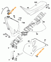 DEPÓSITO / BANCO para KTM 250 SX MARZOCCHI/OHLINS 1997