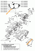 CARTERS para KTM 250 SX MARZOCCHI/OHLINS 1997