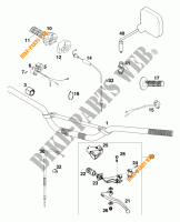 GUIADOR / CONTROLES para KTM 250 SX MARZOCCHI/OHLINS 1997