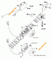 IGNIÇÃO para KTM 250 SX MARZOCCHI/OHLINS 1997