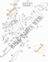 DEPÓSITO / BANCO para KTM 1290 SUPER DUKE R ORANGE ABS 2016