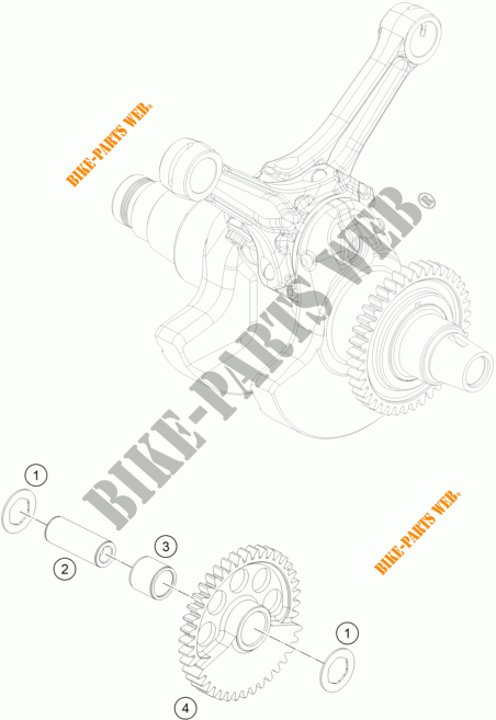 BALANCEIRO para KTM 1290 SUPER DUKE R BLACK ABS 2016