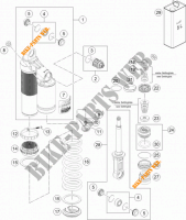 AMORTECEDOR (PEÇAS) para KTM 1290 SUPER DUKE R ORANGE ABS 2016