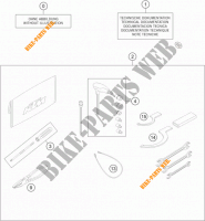 FERRAMENTAS / MANUAL / OPÇÕES para KTM 1290 SUPER DUKE R ORANGE ABS 2016