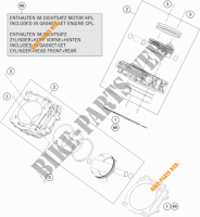 CILINDRO para KTM 1290 SUPER DUKE R ORANGE ABS 2016