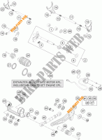 SELECTOR VELOCIDADES para KTM 1290 SUPER DUKE R ORANGE ABS 2016