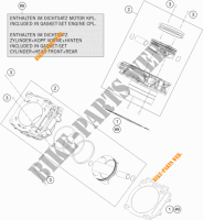 CILINDRO para KTM 1290 SUPER DUKE R BLACK ABS 2016