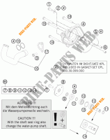 BOMBA DE ÁGUA para KTM 990 SUPER DUKE R 2013