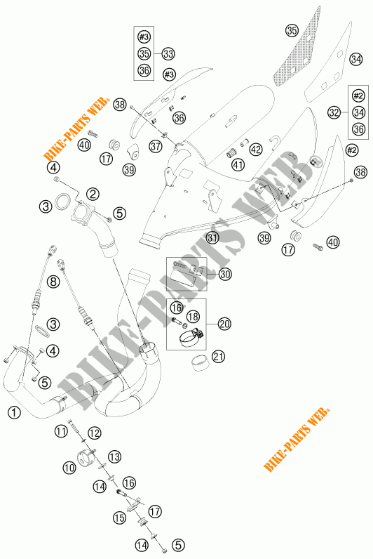 ESCAPE para KTM 990 SUPER DUKE R 2013
