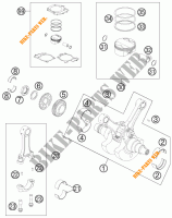 CAMBOTA / PISTÃO para KTM 990 SUPER DUKE R 2012
