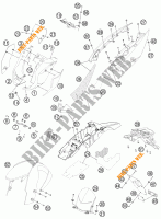 PLÁSTICOS para KTM 990 SUPER DUKE R 2012