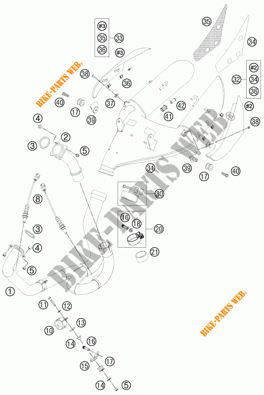 ESCAPE para KTM 990 SUPER DUKE R 2012