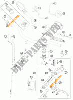 GUIADOR / CONTROLES para KTM 990 SUPER DUKE R 2012