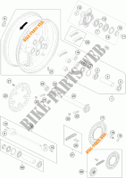 RODA TRASEIRA para KTM 990 SUPER DUKE R 2012
